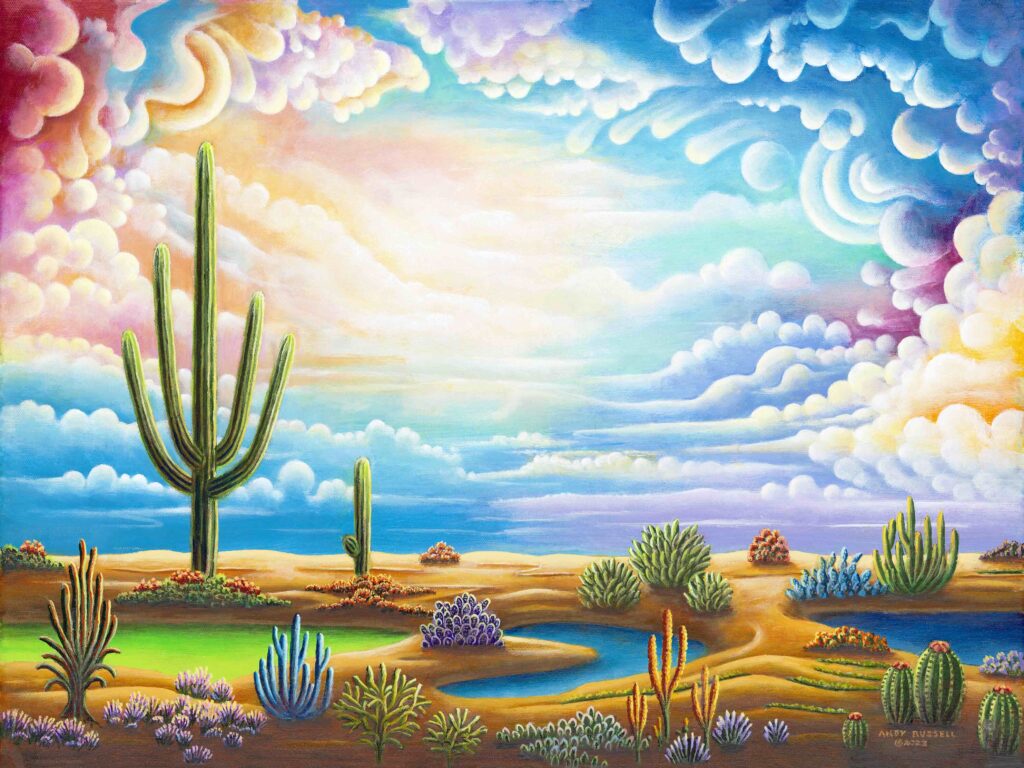 Andy Russell Original Artwork – Desert Essence